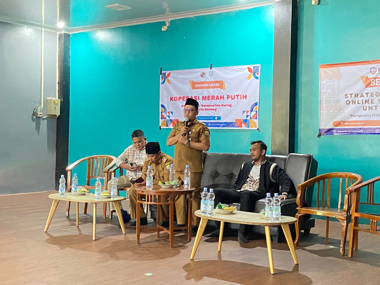 Sambutan Sekmat: Acara Seminar UMKM&Sosialisasi Koperasi Merah Putih